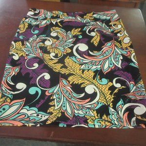 LulaRoe Skirt Size 3X Excellent Condition Multi Color